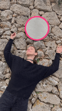 amselcom pink trippy trance spiritual GIF