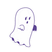 Halloween Ghost Sticker