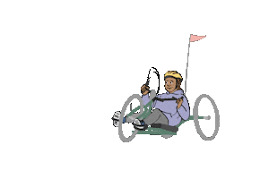 BikeAKL cycling disability cyclist bikelife Sticker