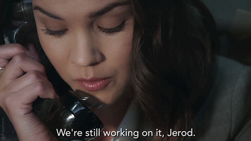 Calling The Fosters GIF by Good Trouble