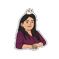 Happy Girl Sticker by Brifly