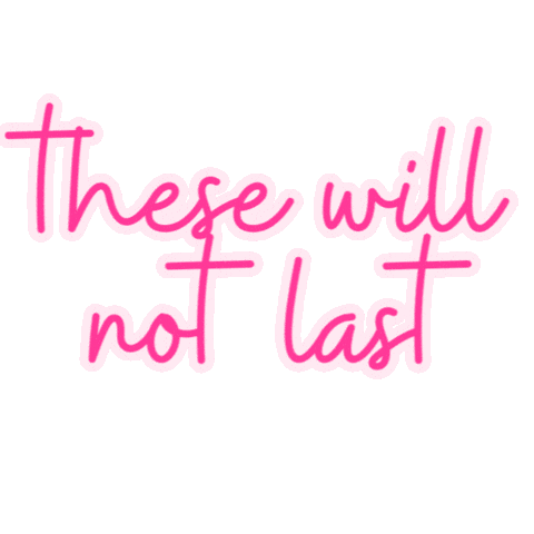 Wont Last Sticker by Ulka Rocks