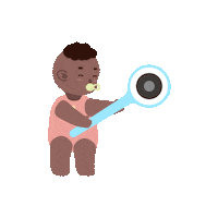 Happy Baby Sticker by Lollipopbabycamera