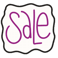 Sale Lettering Sticker by Cat & Raven