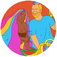 Queer Eye Lemonade Sticker by Lizzo