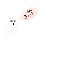 Halloween Hey Boo Sticker