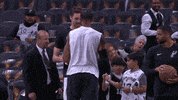 san antonio hug GIF by NBA