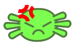 Angry Chibi Sticker