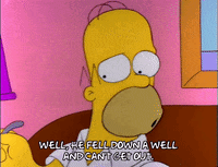 Confused Season 3 GIF by The Simpsons