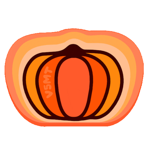 Pumpkin Spice Rainbow Sticker by V5MT