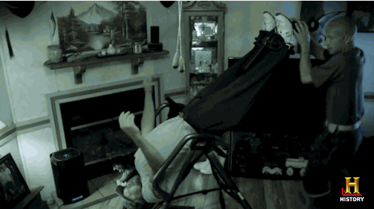 back stretching history channel GIF by Swamp People