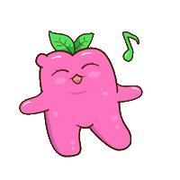 Moldsy happy dance kawaii mold Sticker