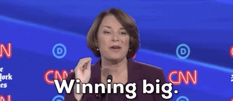 Amy Klobuchar GIF by GIPHY News