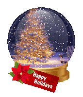 Happy Christmas Tree Sticker