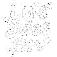 Life Goes On Sticker by Katie Lyons