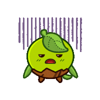 puzzupamitoi tired sigh pippin 한숨 Sticker