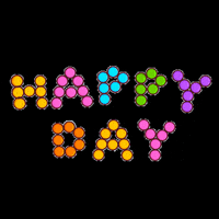 Moonbiart happy day colors today GIF