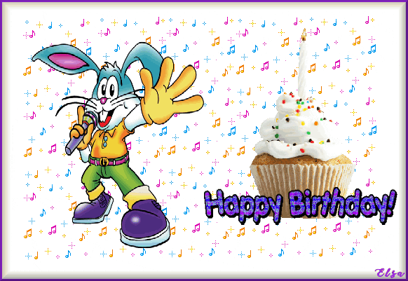 Happy Birthday Animated Card GIF