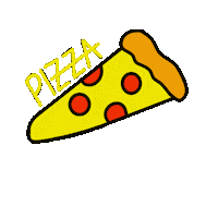 viviscarvalho amor pizza comida italia Sticker