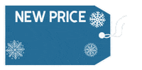 Snow Tag Sticker by Decorating Outlet
