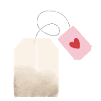 Tea Time Love Sticker by Prosa de Cora