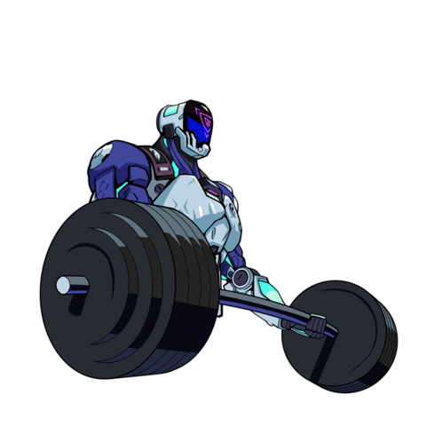 Workout Robot Sticker by VALORANT