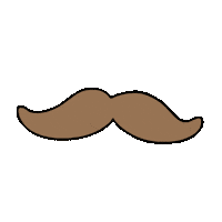 Face Mustache Sticker by CsaK