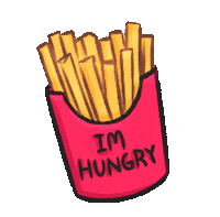hungry fast food Sticker by pnkemoji