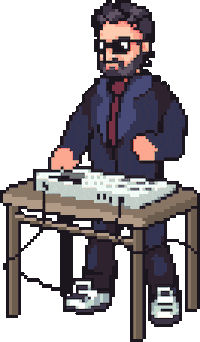 Art Pixel Sticker by VinDig