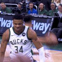 Mvp Greekfreak GIF by Milwaukee Bucks