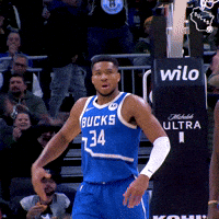 Greekfreak Celebrate GIF by Milwaukee Bucks