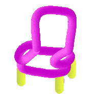 Chair Comfort Sticker by avaho