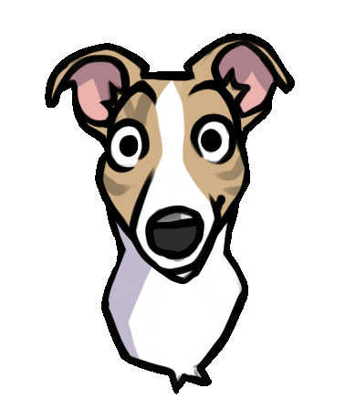 Happy Dog Sticker