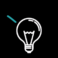 Doispontoum ideia criatividade lampada criar GIF