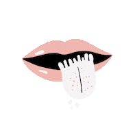 Mouth Lick Sticker