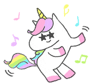 LunaRucola happy dance dancing sunglasses Sticker