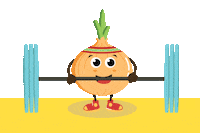 Red Onion Sticker by Gills Onions