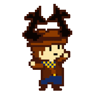 Deltarune Clover Sticker