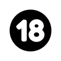 Number Blanco Sticker