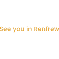 inrenfrew renfrew see you in renfrew town of renfrew roots in renfrew Sticker