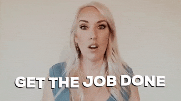 chelsiekenyon done job get it done Chelsie GIF
