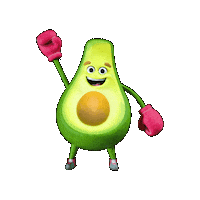 Abacate Sticker by OBA HORTIFRUTI