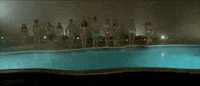 jump pool GIF by MIRAMAX