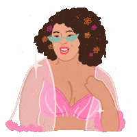 Illustration Flowers Sticker