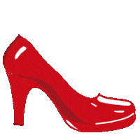 FrauProfessor dancing fashion red shoes Sticker