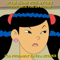 Overthinking High School Usa GIF by Animation Domination High-Def