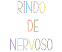 Rainbow Escrita Sticker