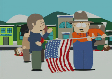 street flag GIF by South Park 