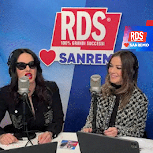 Paola E Chiara Rds Radio GIF by RDS 100% Grandi Successi