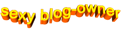 orange sexy blog owner Sticker by AnimatedText